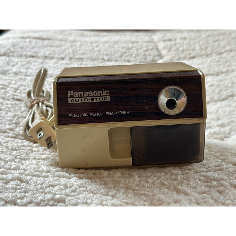 VTG Panasonic KP-110 Auto Stop Electric Pencil Sharpener TESTED Made In Japan
